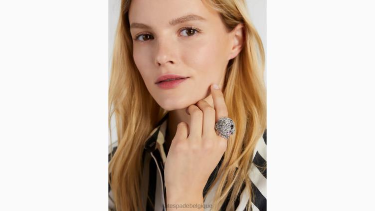 bague cocktail pour chien de berger best in show Kate Spade femmes accessoires D82881112 neutre multi