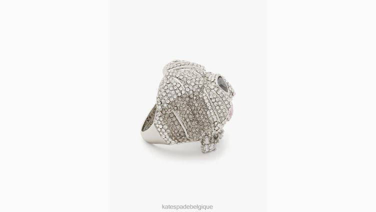 bague cocktail pour chien de berger best in show Kate Spade femmes accessoires D82881112 neutre multi