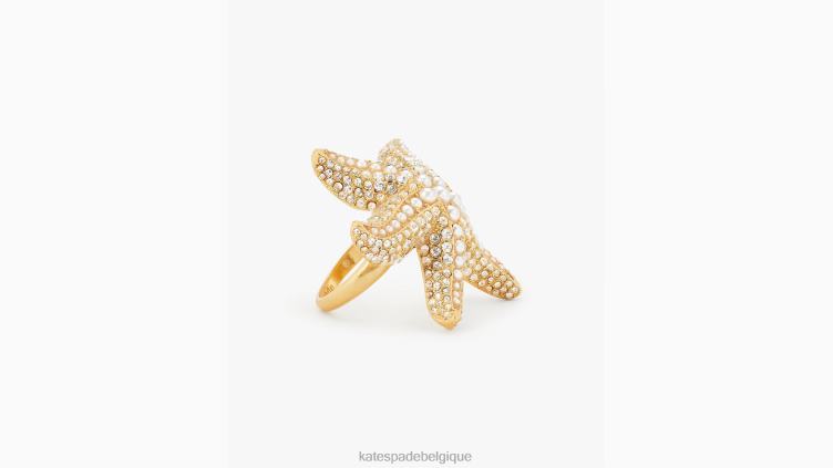 bague cocktail étoile de mer Kate Spade femmes accessoires D8288986 effacer multi