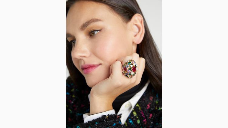 bague d'ambiance de magasin de bonbons Kate Spade femmes accessoires D82881217 multi