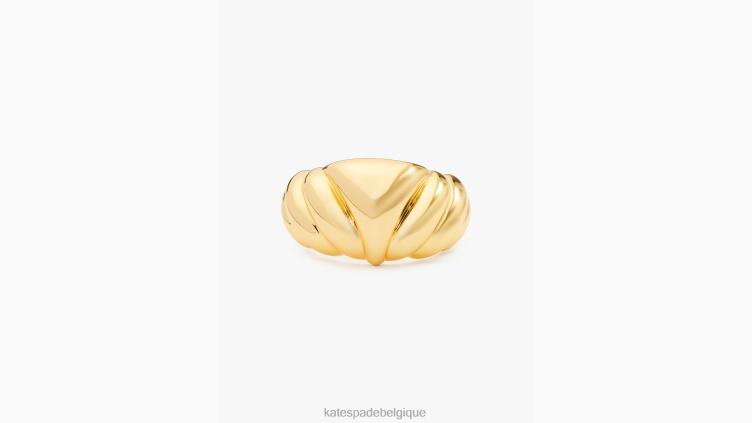 bague torsadée française Kate Spade femmes accessoires D82881254 or