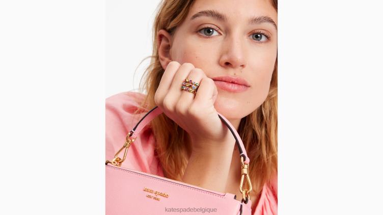 sur les anneaux d'empilage de points Kate Spade femmes accessoires D82881075 multi