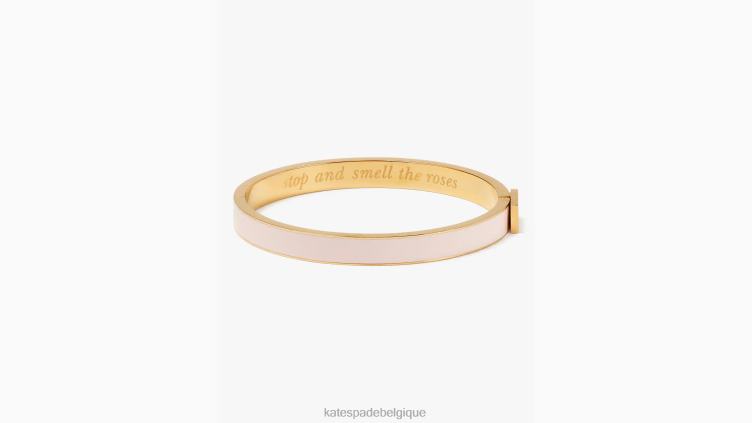 arrêtez-vous et sentez les roses bracelet mince idiome Kate Spade femmes accessoires D82881031 rougir