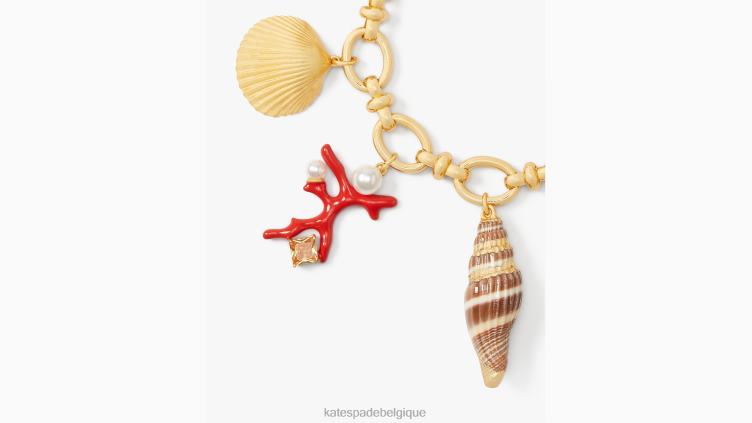 bracelet à breloques marine au trésor des récifs Kate Spade femmes accessoires D8288990 multi