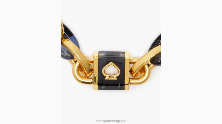 bracelet à cadenas et maillons Kate Spade femmes accessoires D82881035 marine