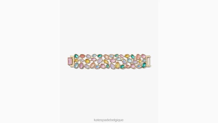 bracelet de déclaration très brillant Kate Spade femmes accessoires D8288997 multi