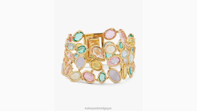 bracelet de déclaration très brillant Kate Spade femmes accessoires D8288997 multi