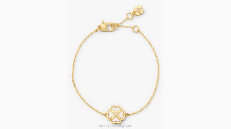 bracelet de floraison du patrimoine Kate Spade femmes accessoires D82881183 crème/or