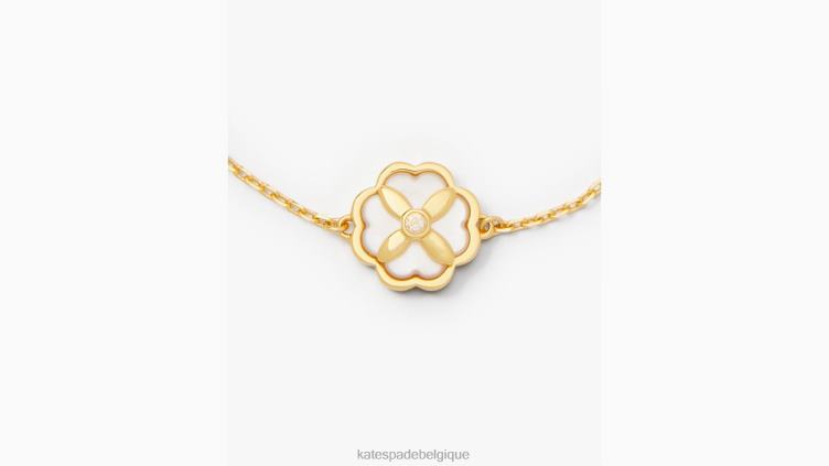 bracelet de floraison du patrimoine Kate Spade femmes accessoires D82881183 crème/or