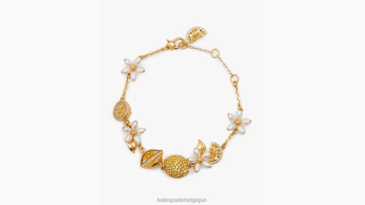 bracelet de ligne scatter Fresh squeeze Kate Spade femmes accessoires D82881002 jaune multicolore