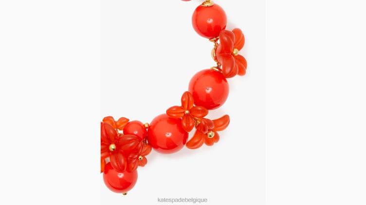bracelet fraîchement cueilli Kate Spade femmes accessoires D82881018 rouge multicolore