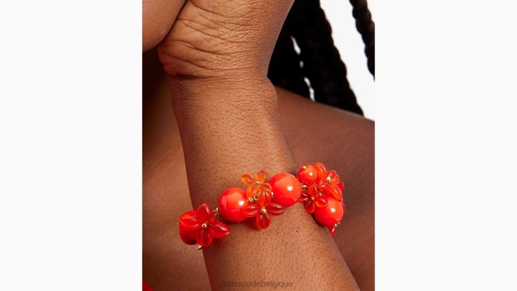 bracelet fraîchement cueilli Kate Spade femmes accessoires D82881018 rouge multicolore