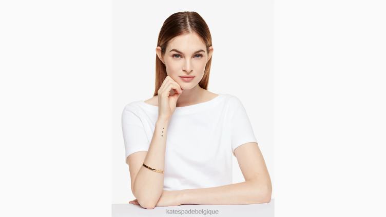 bracelet idiome coeur d'or Kate Spade femmes accessoires D82881059 or