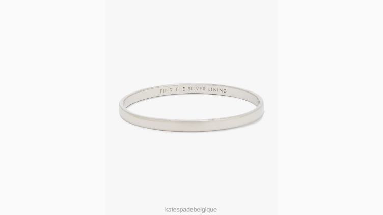 bracelet idiome doublure argentée Kate Spade femmes accessoires D82881109 argent
