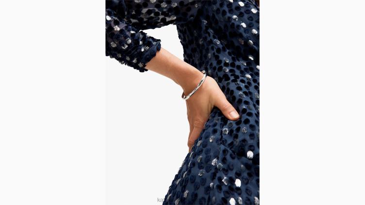 bracelet idiome doublure argentée Kate Spade femmes accessoires D82881109 argent