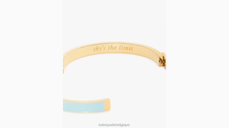 le ciel est la limite bracelet mince idiome Kate Spade femmes accessoires D82881029 turquoise