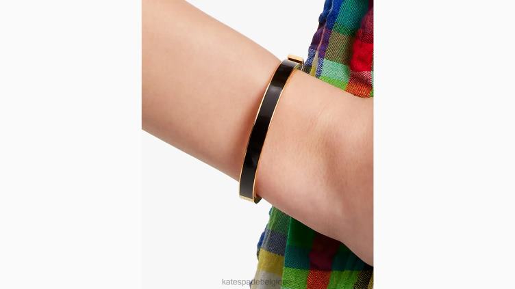 petit bracelet mince idiome Kate Spade femmes accessoires D82881028 noir