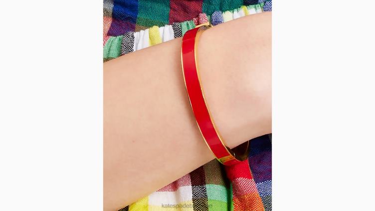 poussez votre chance bracelet mince idiome Kate Spade femmes accessoires D82881030 rouge