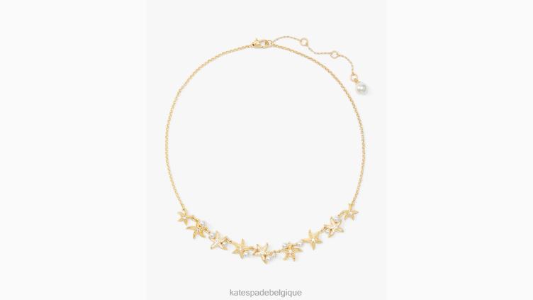 collier étoile de mer Kate Spade femmes accessoires D8288982 effacer multi