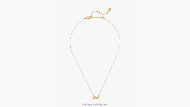 dis oui, madame collier Kate Spade femmes accessoires D82881085 clair/or