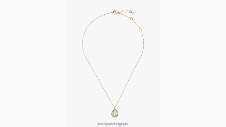 mini pendentif halo pavé de déclarations brillantes Kate Spade femmes accessoires D82881126 crème multi