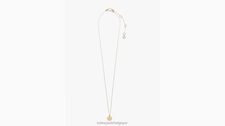 mini pendentif initial Kate Spade femmes accessoires D82881187 or