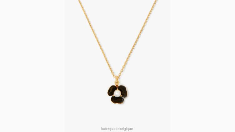 mini pendentif lancer de bouquet Kate Spade femmes accessoires D82881082 or noir