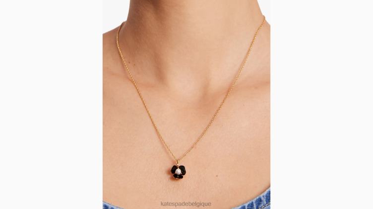 mini pendentif lancer de bouquet Kate Spade femmes accessoires D82881082 or noir