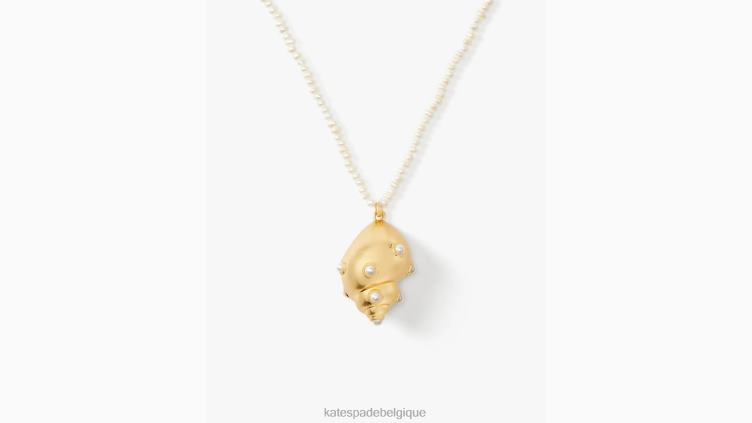 pendentif de déclaration de trésor de récif Kate Spade femmes accessoires D8288992 blanc multicolore