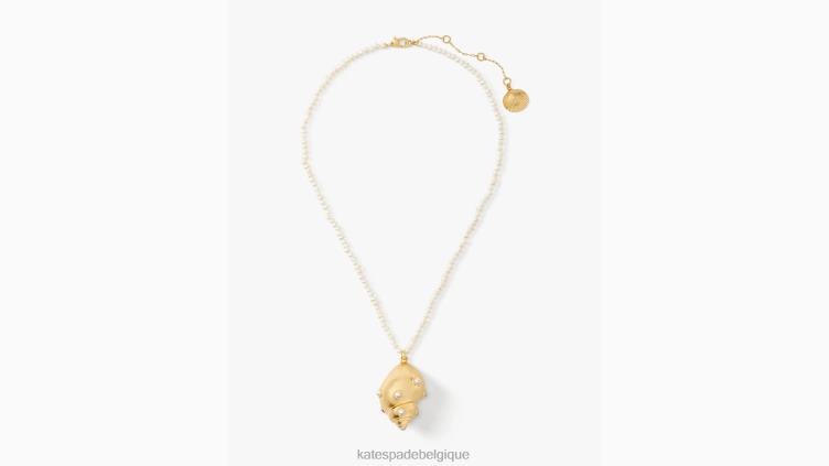 pendentif de déclaration de trésor de récif Kate Spade femmes accessoires D8288992 blanc multicolore