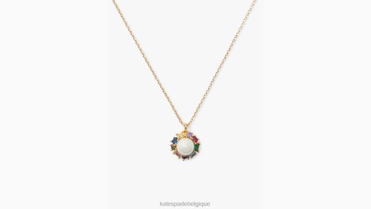 pendentif halo de perles de magasin de bonbons Kate Spade femmes accessoires D82881107 multi