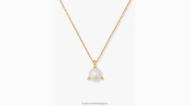 pendentif à trois griffes avec déclarations brillantes Kate Spade femmes accessoires D82881125 crème/or