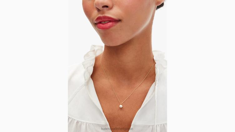 pendentif à trois griffes avec déclarations brillantes Kate Spade femmes accessoires D82881125 crème/or