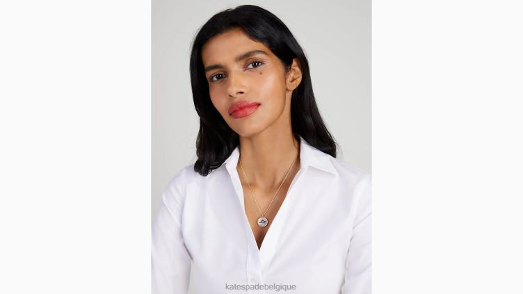 pendentif zodiaque dans les étoiles en nacre Kate Spade femmes accessoires D82881123 nacre/or