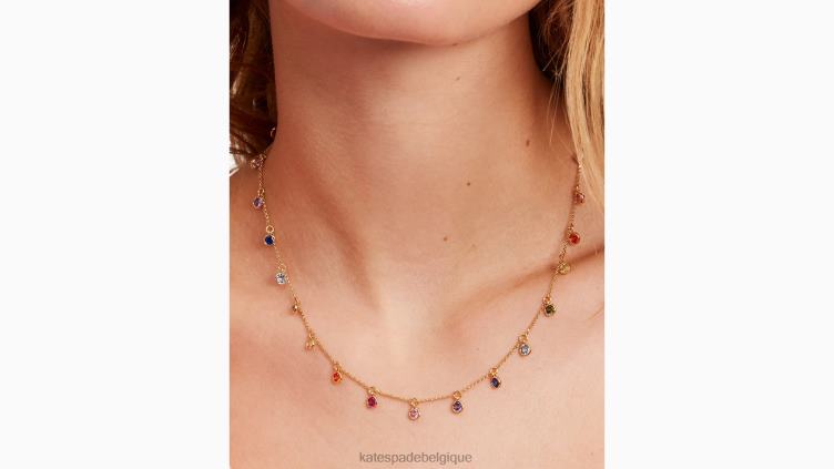 sur le collier à pois Kate Spade femmes accessoires D82881206 multi