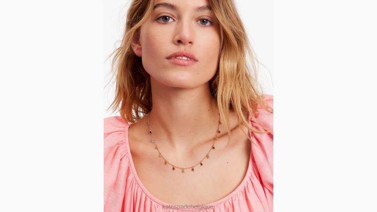 sur le collier à pois Kate Spade femmes accessoires D82881206 multi