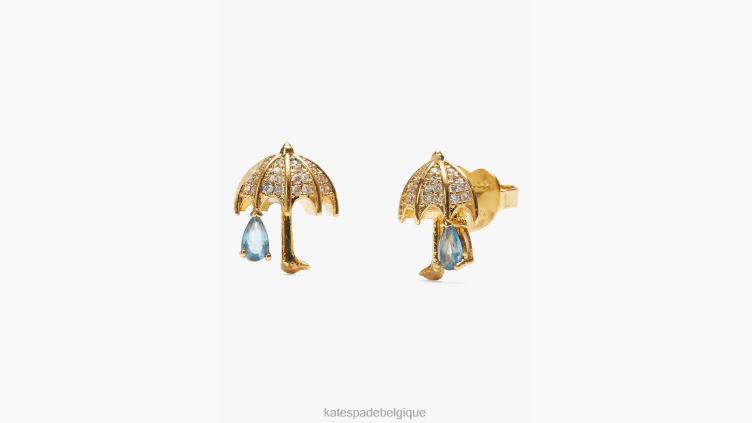beau temps, mauvais temps, pavés de goujons Kate Spade femmes accessoires D82881078 or multicolore