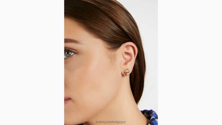 beau temps, mauvais temps, pavés de goujons Kate Spade femmes accessoires D82881078 or multicolore