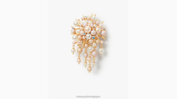 boucles d’oreilles déclaration sirène de mer Kate Spade femmes accessoires D8288995 neutre multi