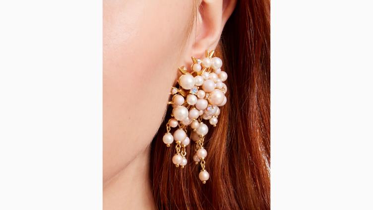 boucles d’oreilles déclaration sirène de mer Kate Spade femmes accessoires D8288995 neutre multi