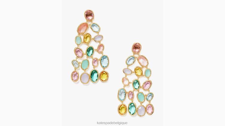 boucles d'oreilles lustre haute brillance Kate Spade femmes accessoires D82881011 multi
