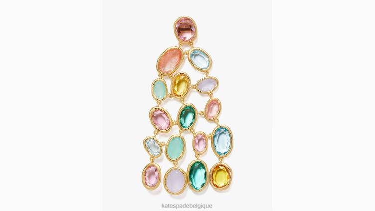 boucles d'oreilles lustre haute brillance Kate Spade femmes accessoires D82881011 multi