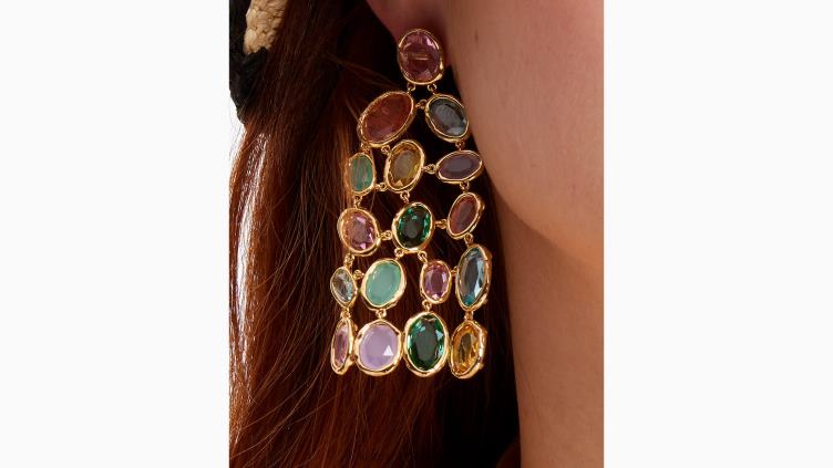 boucles d'oreilles lustre haute brillance Kate Spade femmes accessoires D82881011 multi