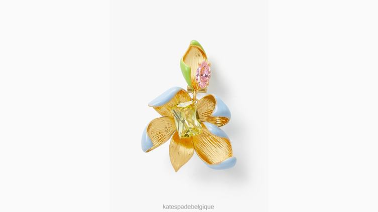 boucles d'oreilles pendantes frénésie florale Kate Spade femmes accessoires D82881105 multi