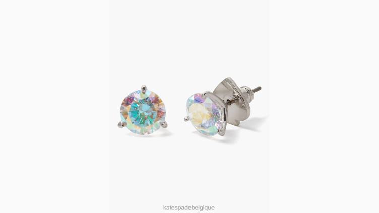 boucles d'oreilles à trois griffes avec déclarations brillantes Kate Spade femmes accessoires D82881061 un B