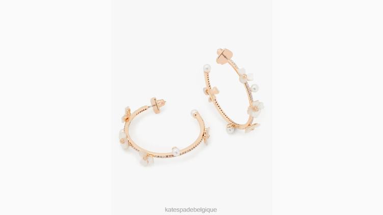cerceaux de dispersion de pensées précieuses Kate Spade femmes accessoires D82881166 blanc multicolore
