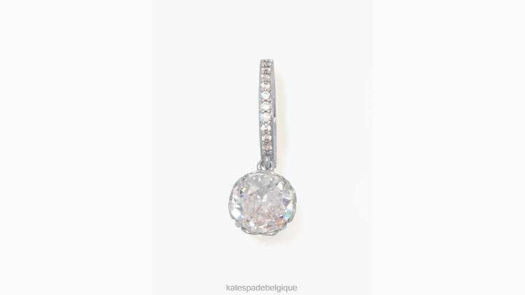 ces mini créoles pavées scintillantes Kate Spade femmes accessoires D82881095 selle classique