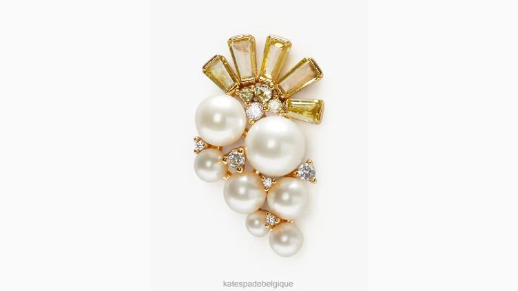 clous de cluster pluie ou beau temps Kate Spade femmes accessoires D82881139 blanc multicolore
