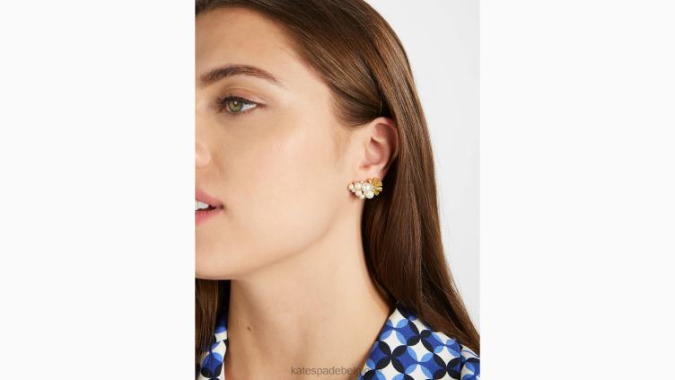 clous de cluster pluie ou beau temps Kate Spade femmes accessoires D82881139 blanc multicolore