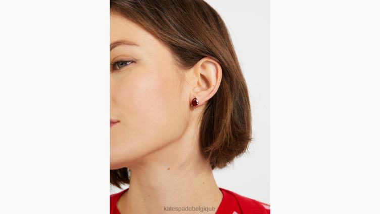 des déclarations brillantes Kate Spade femmes accessoires D82881212 rubis/or rose